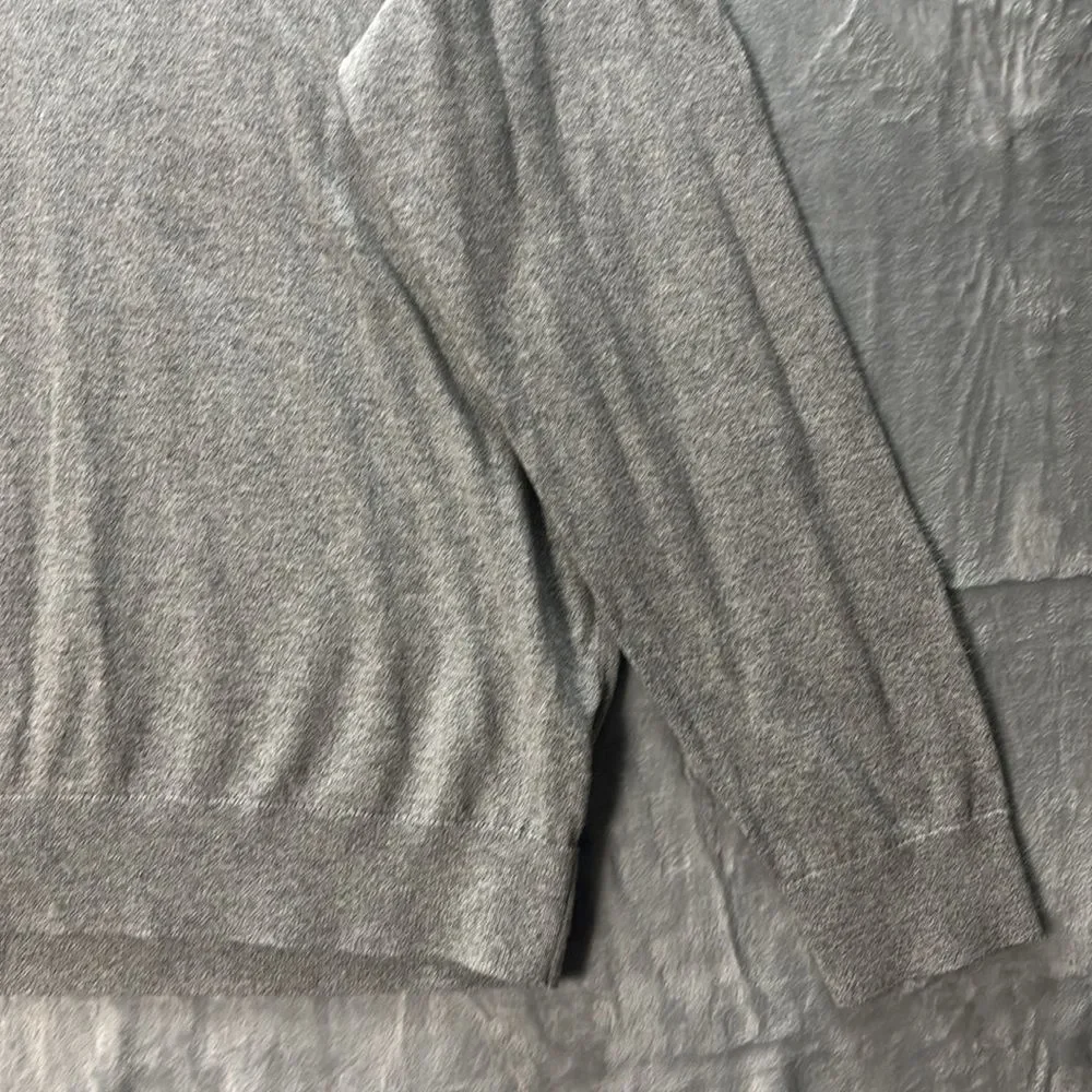 Banana Republic Gray Vneck Soft Sweater Size XL